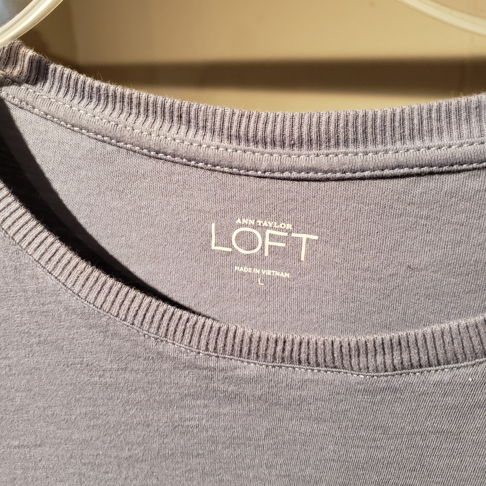 Ann Taylor Loft Long sleeve cotton shirt - Picture 2 of 4